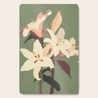 White Lilies 2 Cutting Board Gallery Image 1