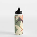 White Lilies 2 Water Bottle Gallery Image 3