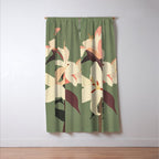 White Lilies 2 Window Curtain Gallery Image 3