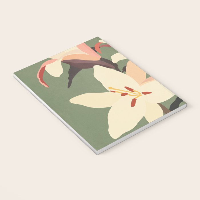 White Lilies 2 Notebook Gallery Image 3