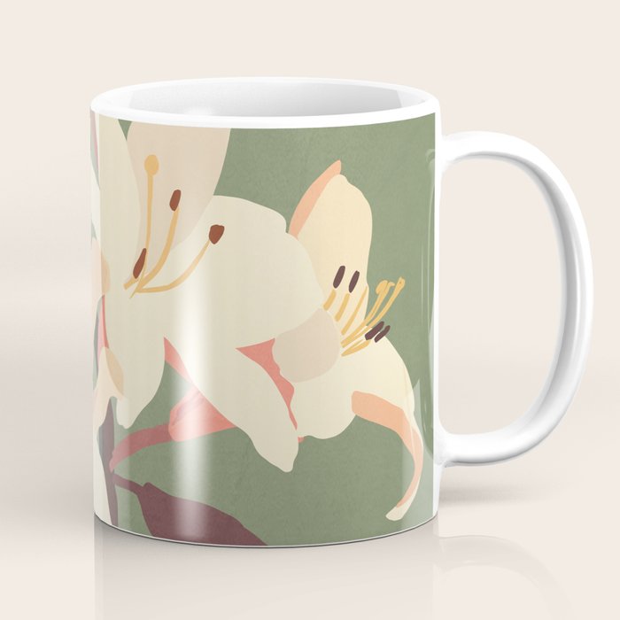 White Lilies 2 Coffee Mug Gallery Image 1