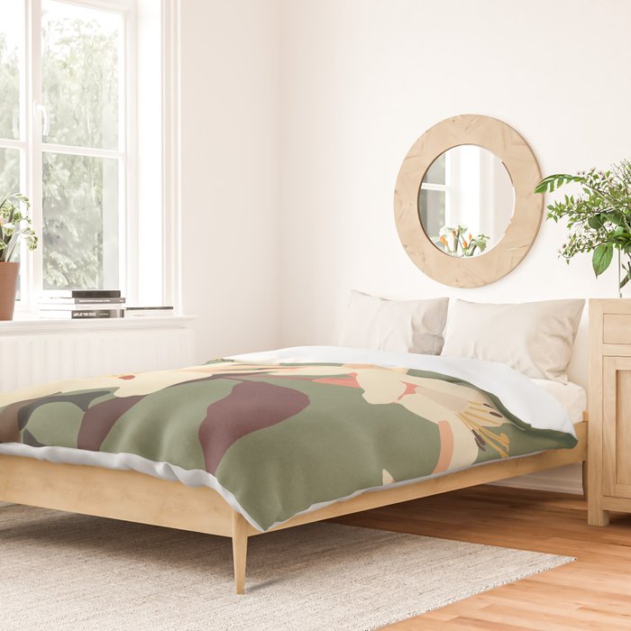 White Lilies 2 Duvet Cover Gallery Image 2