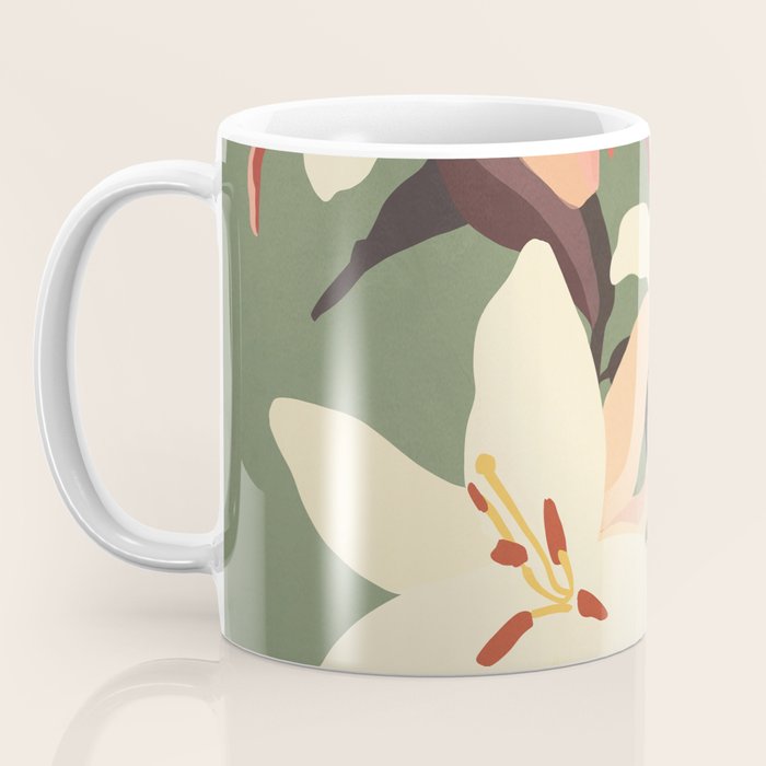 White Lilies 2 Coffee Mug Gallery Image 3