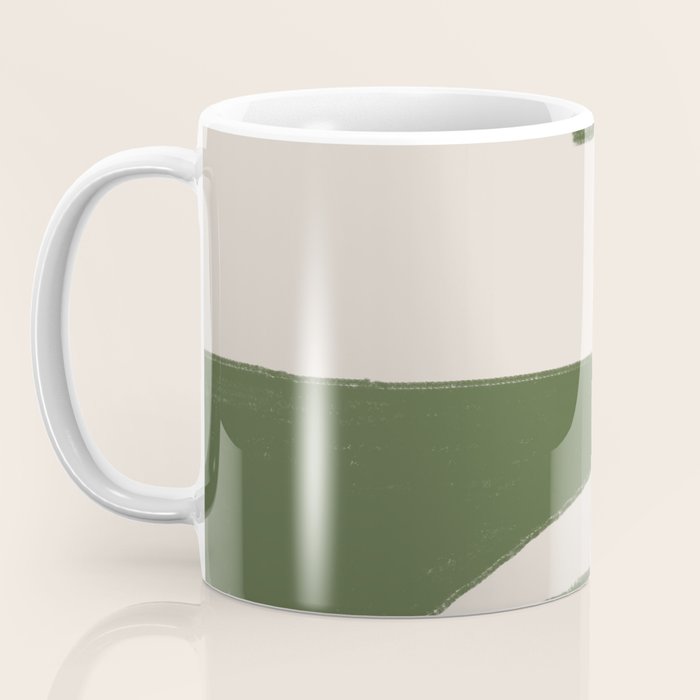 Green Geometric Original Shape Coffee Mug Gallery Image 3