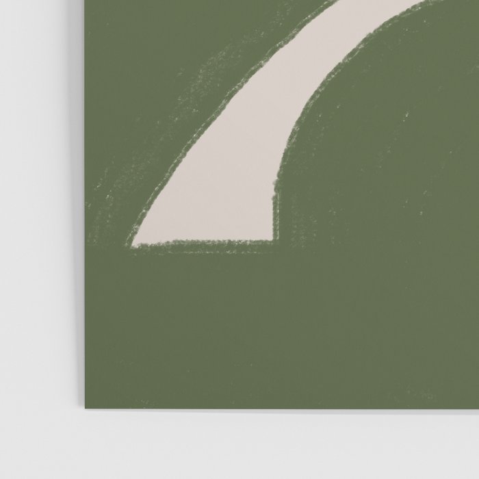 Green Geometric Original Shape Poster Gallery Image 3