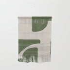 Green Geometric Original Shape Wall Hanging Gallery Image 1