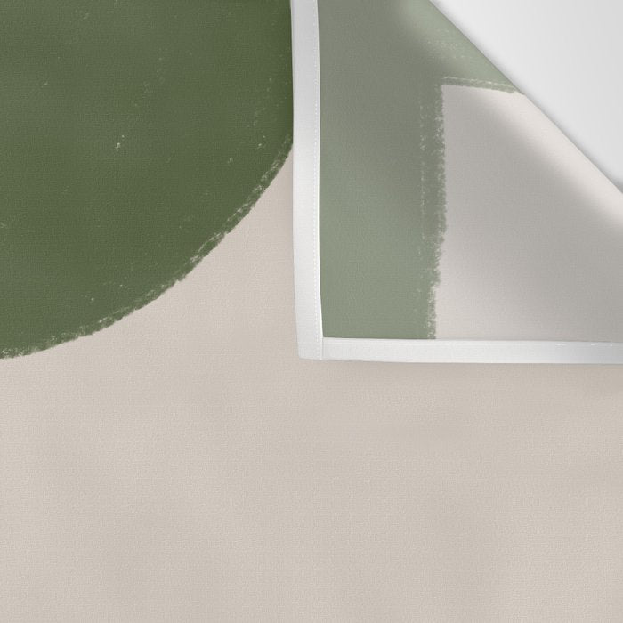 Green Geometric Original Shape Wall Tapestry Gallery Image 3