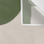 Green Geometric Original Shape Wall Tapestry Gallery Image 3