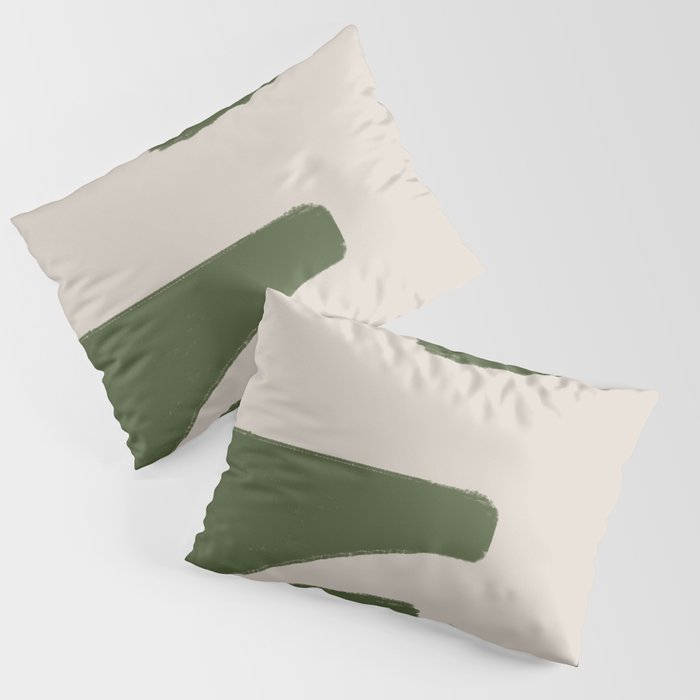 Green Geometric Original Shape Pillow Sham Gallery Image 3