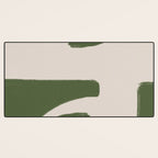 Green Geometric Original Shape Desk Mat Gallery Image 3