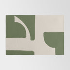 Green Geometric Original Shape Rug Gallery Image 2
