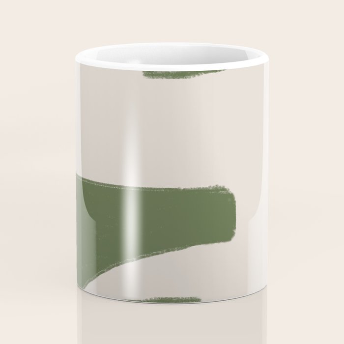 Green Geometric Original Shape Coffee Mug Gallery Image 4
