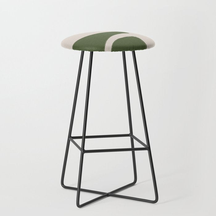 Green Geometric Original Shape Stool Gallery Image 1