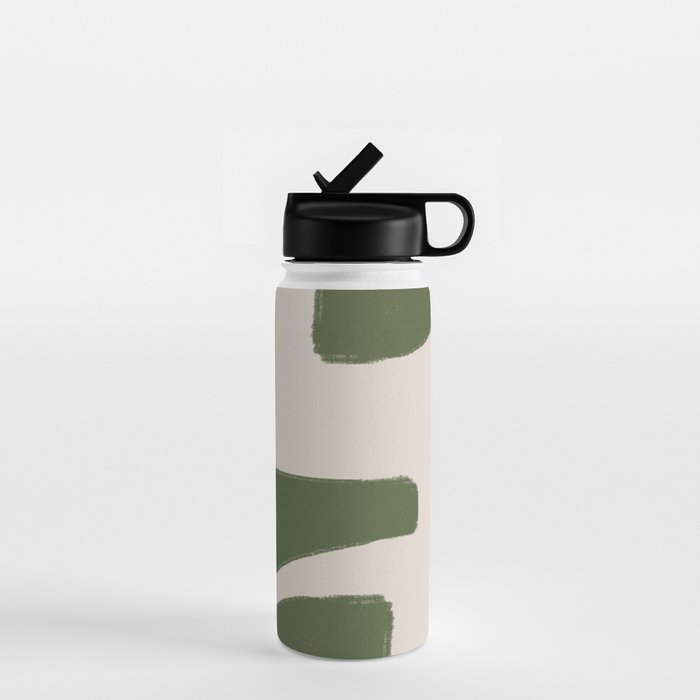 Green Geometric Original Shape Water Bottle Gallery Image 1