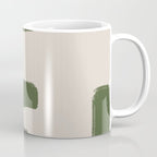 Green Geometric Original Shape Coffee Mug Gallery Image 1