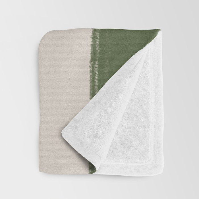 Green Geometric Original Shape Throw Blanket Gallery Image 3