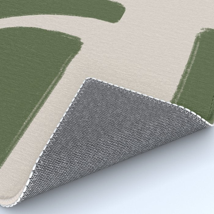Green Geometric Original Shape Rug Gallery Image 4