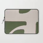 Green Geometric Original Shape Laptop Sleeve Gallery Image 1