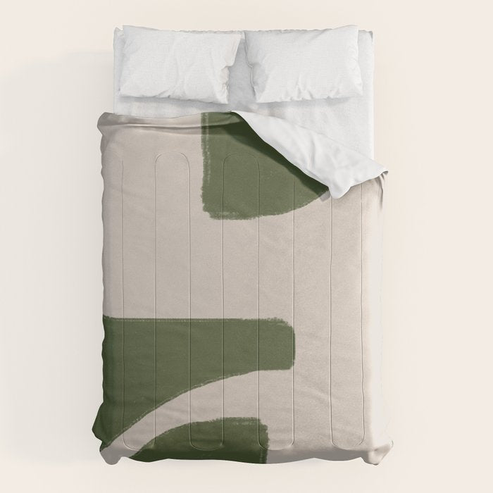 Green Geometric Original Shape Comforter Gallery Image 6