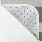 Green Geometric Original Shape Bath Mat Gallery Image 2