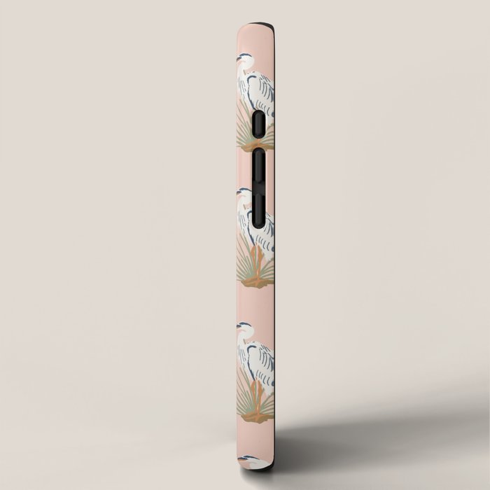 Coastal Cranes Peachy Pink iPhone Case Gallery Image 2
