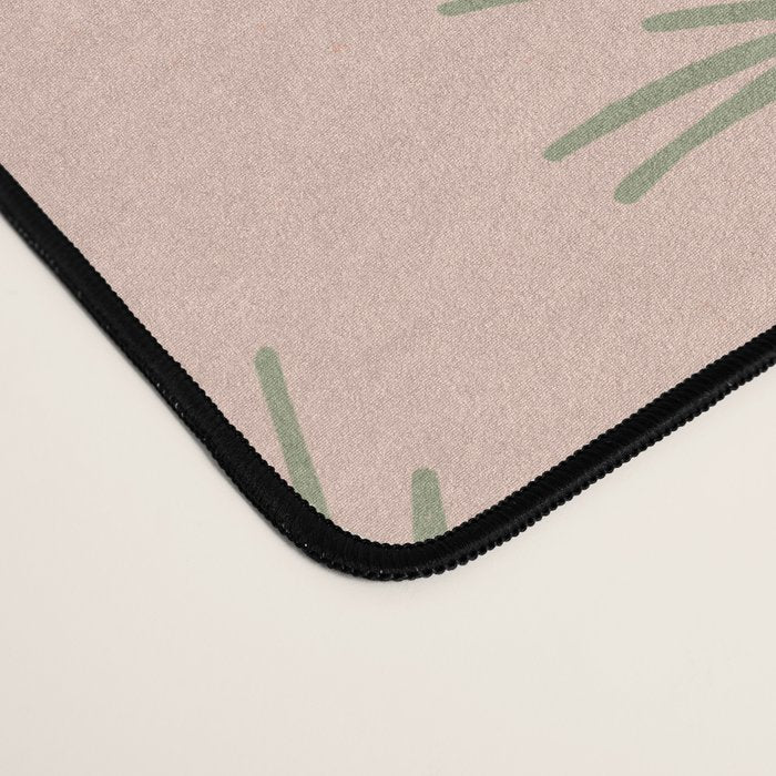 Coastal Cranes Peachy Pink Desk Mat Gallery Image 4