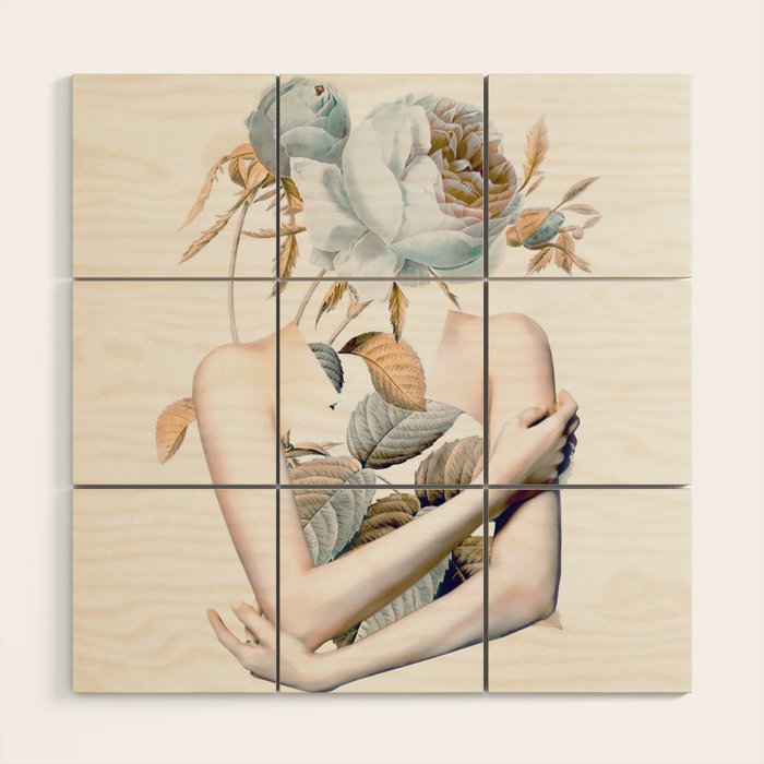 Inner beauty-collage 2 Wood Wall Art Gallery Image 1