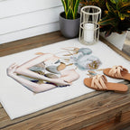 Inner beauty-collage 2 Outdoor Rug Gallery Image 2