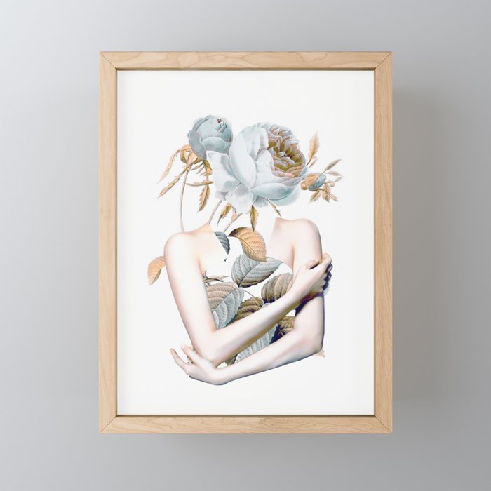 Inner beauty-collage 2 Mini Art Print Gallery Image 1