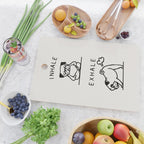 Inhale Exhale Pug Cutting Board Gallery Image 2