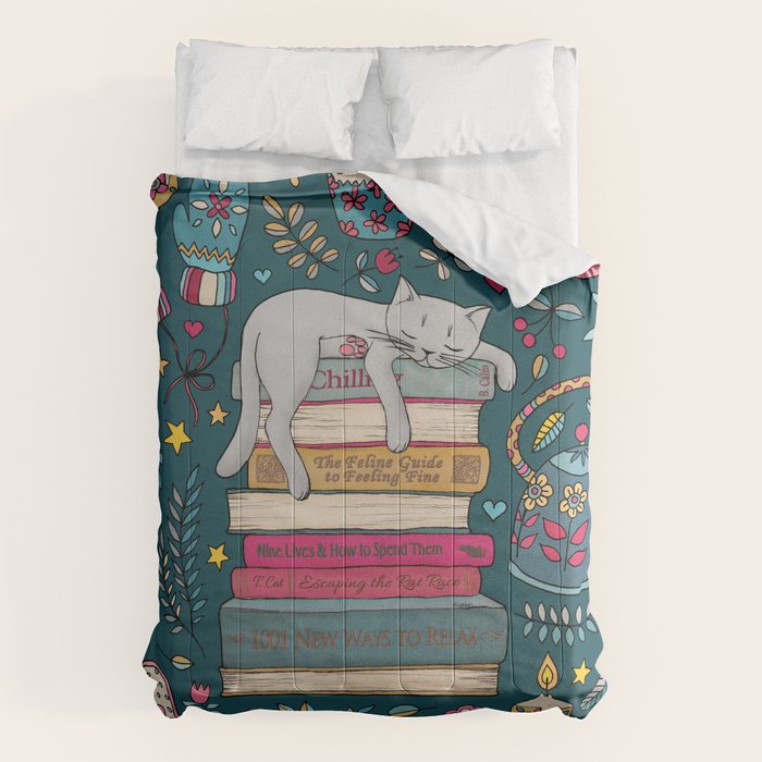 How to Hygge Like a Cat Comforter Gallery Image 1