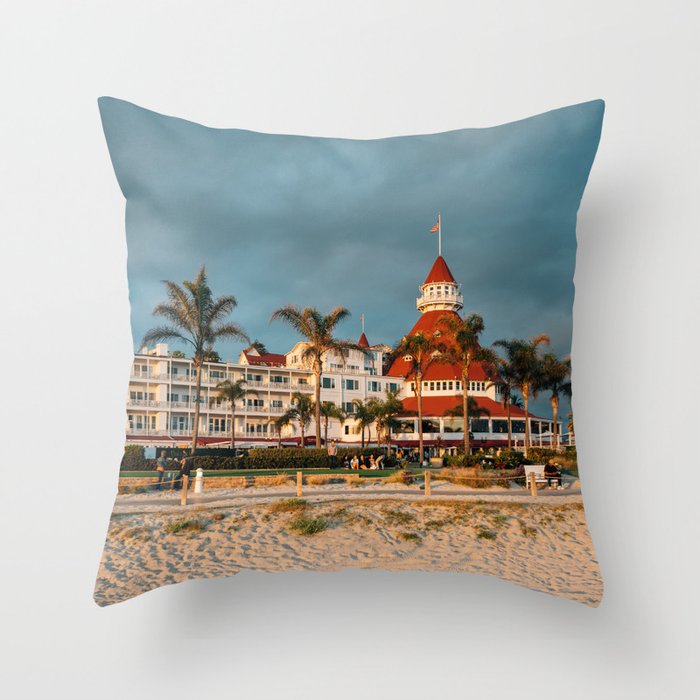 Hotel del Coronado 02 Throw Pillow Gallery Image 6