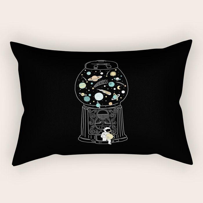 My Childhood Universe 2 Rectangular Pillow Gallery Image 2