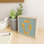 Leopard Race - blue Mini Art Print Gallery Image 2