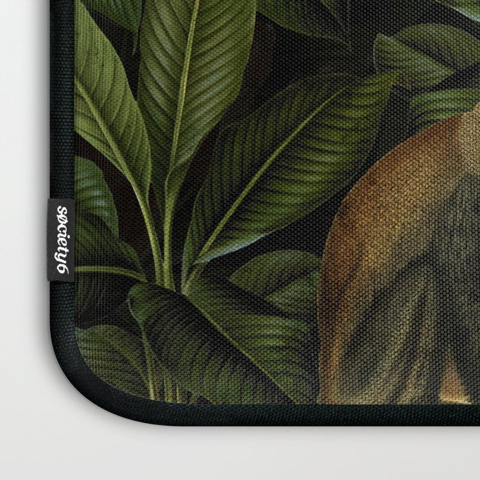 Monkey Vintage Botanical Night Jungle Garden Laptop Sleeve Gallery Image 3