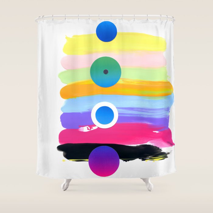 Orbit 8 Shower Curtain Gallery Image 1