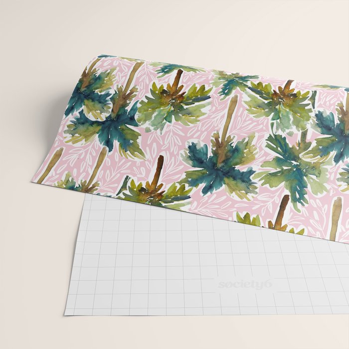 Island Dreams - Pink Wrapping Paper Gallery Image 2
