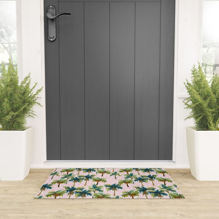 Island Dreams - Pink Welcome Mat Gallery Image 3