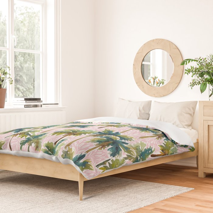 Island Dreams - Pink Duvet Cover Gallery Image 2