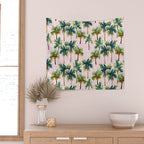 Island Dreams - Pink Wall Tapestry Gallery Image 2