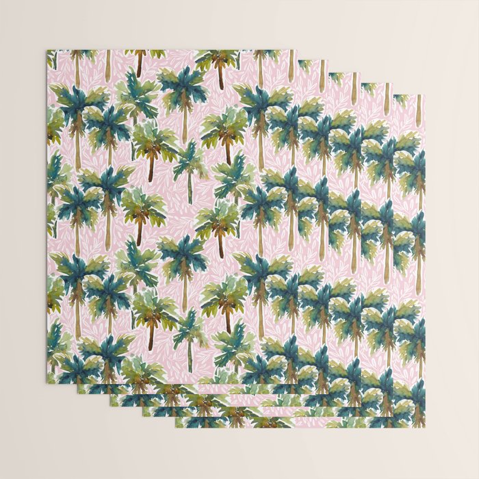 Island Dreams - Pink Wrapping Paper Gallery Image 3