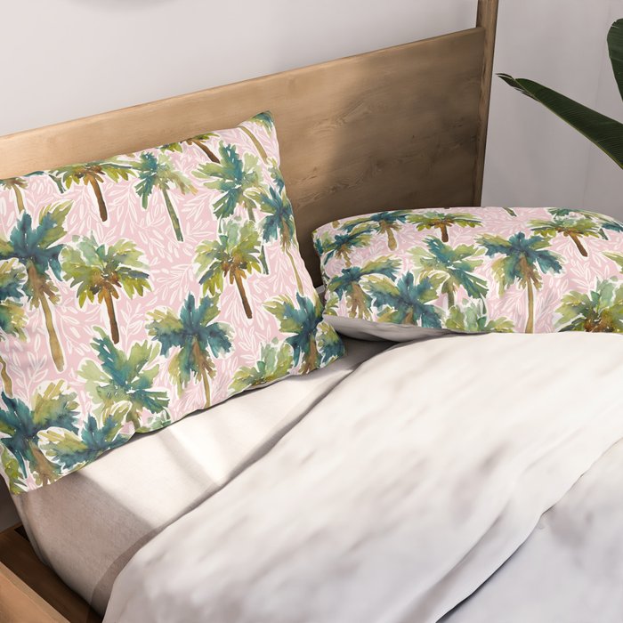 Island Dreams - Pink Pillow Sham Gallery Image 2