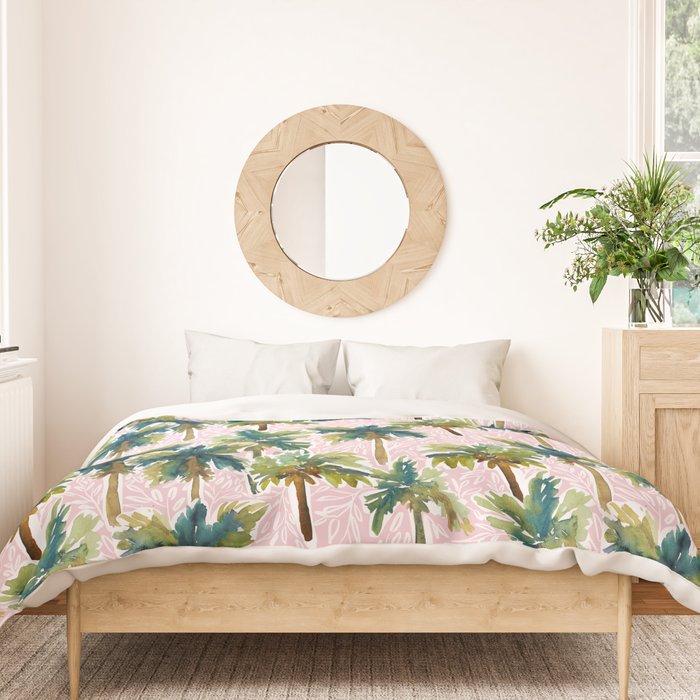 Island Dreams - Pink Duvet Cover Gallery Image 3