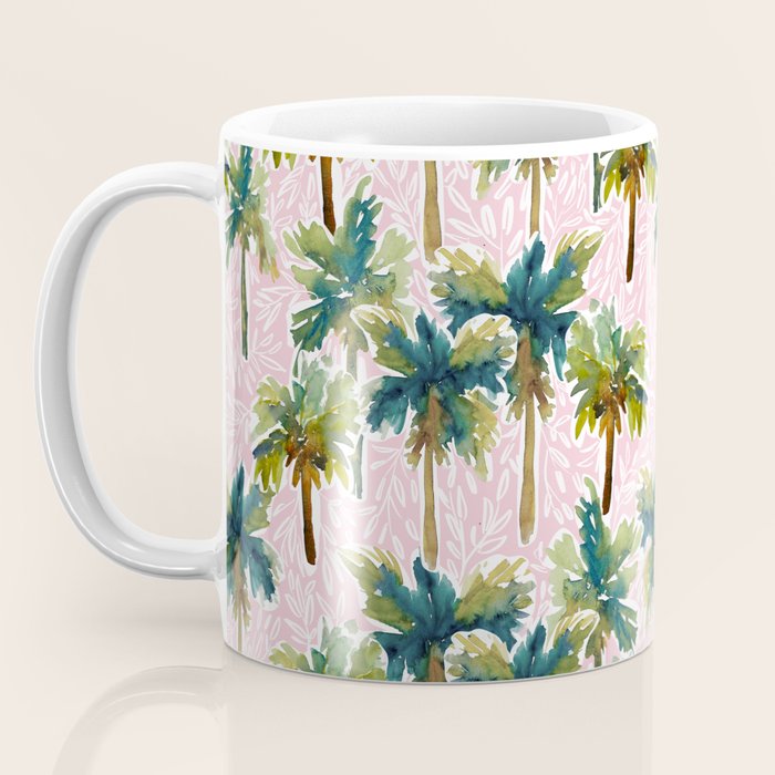 Island Dreams - Pink Coffee Mug Gallery Image 3
