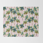 Island Dreams - Pink Throw Blanket Gallery Image 2