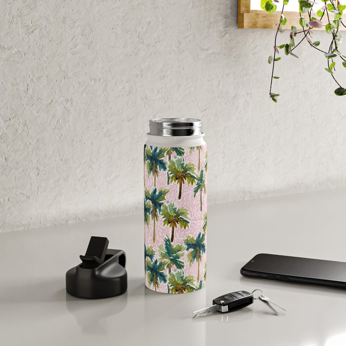 Island Dreams - Pink Water Bottle Gallery Image 4