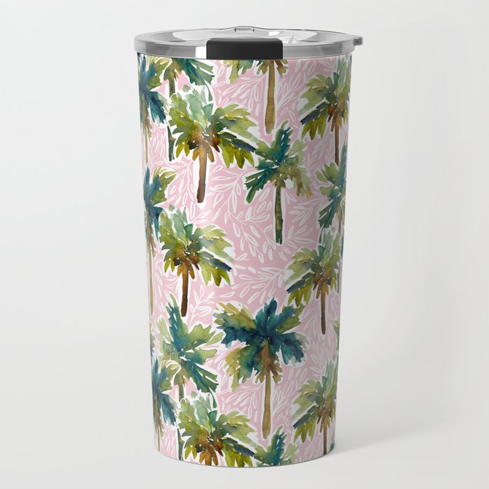 Island Dreams - Pink Travel Mug Gallery Image 1