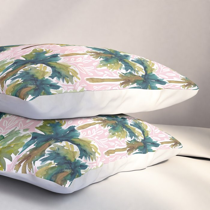 Island Dreams - Pink Pillow Sham Gallery Image 3