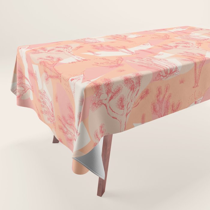 Peach Mohave Desert Tablecloth Gallery Image 1