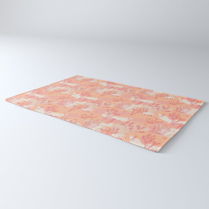 Peach Mohave Desert Rug Gallery Image 3